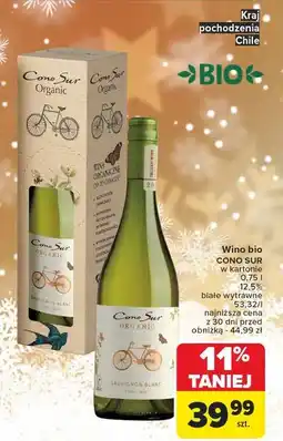 Carrefour Wino Cono Sur Organic oferta