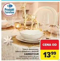 Carrefour Talerz głęboki 18 cm Carrefour oferta
