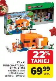 Carrefour Klocki 21152 Lego Minecraft oferta