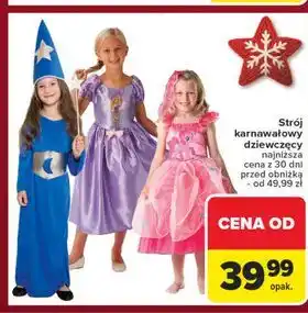 Carrefour Strój karnawałowy dziewczęcy oferta