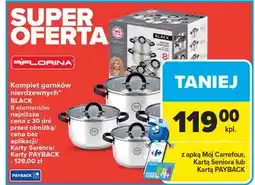Carrefour Komplet garnków black Mg Home oferta