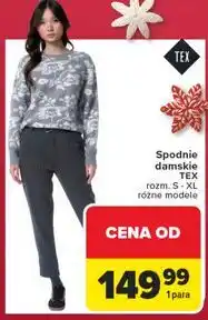 Carrefour Spodnie damskie s-xl Tex oferta