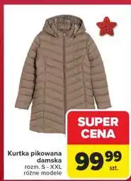 Carrefour Kurtka pikowana s-xxl oferta