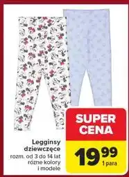 Carrefour Legginsy dziewczece oferta