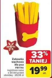 Carrefour Zabawka dla psa frytki Dogs Collection oferta