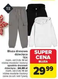 Carrefour Spodnie dresowe dziecięce Tex oferta