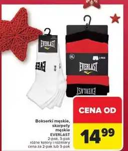 Carrefour Skarpety męskie Everlast oferta