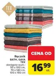 Carrefour Ręcznik gaya 70 x 140 cm Tex oferta