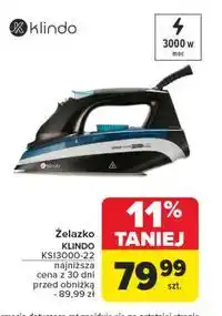 Carrefour Żelazko ksi3000-22 Klindo oferta
