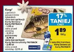 Carrefour Karp patroszony oferta