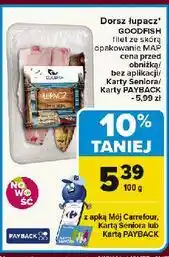 Carrefour Dorsz atlantycki - filety ze skórą Good Fish oferta