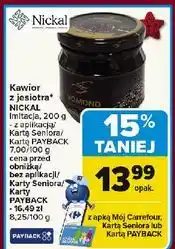 Carrefour Kawior z jesiotra Nickal oferta