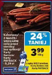 Carrefour Kabanosy Nasza Wędzarnia Carrefour oferta
