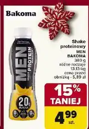 Carrefour Shake waniliowy Bakoma Men Protein oferta