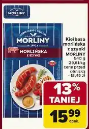 Carrefour Kiełbasa morlińska z szynki Morliny oferta