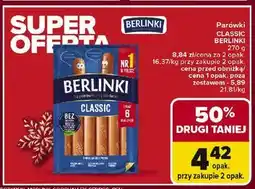 Carrefour Parówki classic Morliny Berlinki oferta