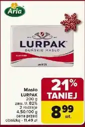 Carrefour Masło klasyczne 82% Lurpak oferta