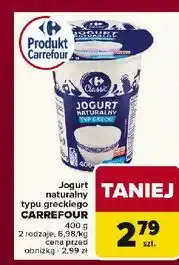 Carrefour Jogurt naturalny Carrefour oferta