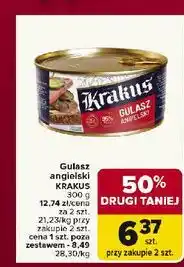 Carrefour Gulasz angielski Krakus Animex oferta