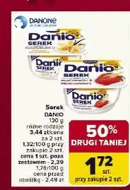 Carrefour Serek truskawkowy Danone Danio oferta