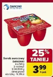 Carrefour Serek truskawka Danone Danonki oferta
