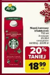 Carrefour Napój white chocolate mocha Starbucks oferta