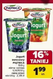 Carrefour Jogurt brzoskwiniowy Piątnica oferta