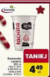 Carrefour Śmietana 30% Łaciata oferta