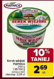 Carrefour Serek naturalny Piątnica Wiejski oferta