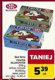 Carrefour Ser sałatkowo-kanapkowy 18 % Mlekovita Favita oferta