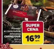 Carrefour Pierniki w czekoladzie Carrefour Extra oferta