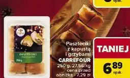 Carrefour Paszteciki z kapustą i grzybami Carrefour Extra oferta