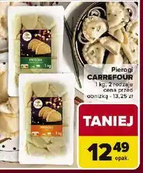 Carrefour Pierogi z kapustą i grzybami Carrefour Classic oferta