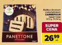 Carrefour Babka panettone z czekoladą Carrefour Extra oferta