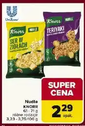 Carrefour Teriyaki Knorr Nudle oferta