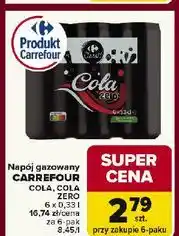 Carrefour Napój cola Carrefour Classic oferta
