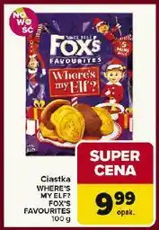 Carrefour Ciastka where's my elf? Fox's oferta