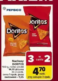 Carrefour Chipsy kukurydziane o smaku serowym Doritos oferta