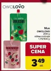 Carrefour Mus jabłkowo-truskawkowy Owolovo oferta