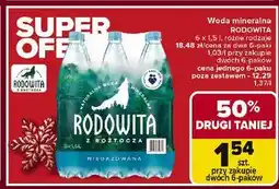 Carrefour Woda niegazowana Rodowita Z Roztocza oferta