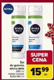 Carrefour Żel do golenia chłodzący Nivea Men Sensitive oferta