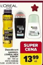Carrefour Dezodorant niebieski Garnier Mineral Invisible oferta