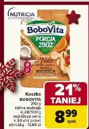 Carrefour Kaszka mleczna 7 zbóż zbożowo-jaglana owocowa Bobovita Porcja Zbóż oferta