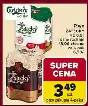 Carrefour Piwo Zatecky Cerny oferta