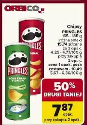 Carrefour Chipsy sour cream-onion Pringles oferta