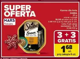 Carrefour Karma dla kota frykasy z indykiem i warzywami Sheba Sauce Collection oferta