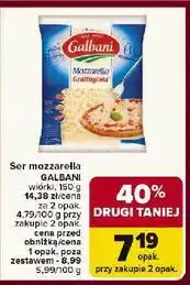 Carrefour Ser mozzarella wiórki Galbani oferta
