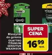 Carrefour Maszynka do golenia Wilkinson Quattro Essential 4 Sensitive oferta
