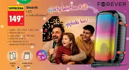 Biedronka Głośnik LED z mikrofonem FOREVER oferta