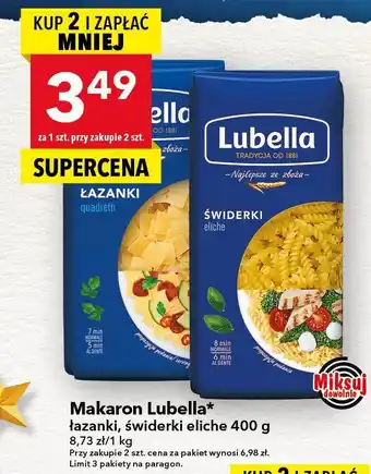 Makaron Lubella świderki eliche 400 g